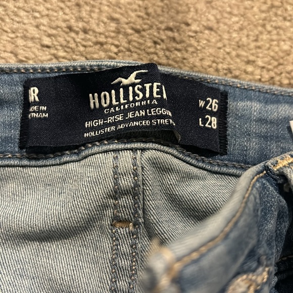 Hollister new with tags high-rise Jean leggings size 26 length 28 3R - Picture 3 of 5